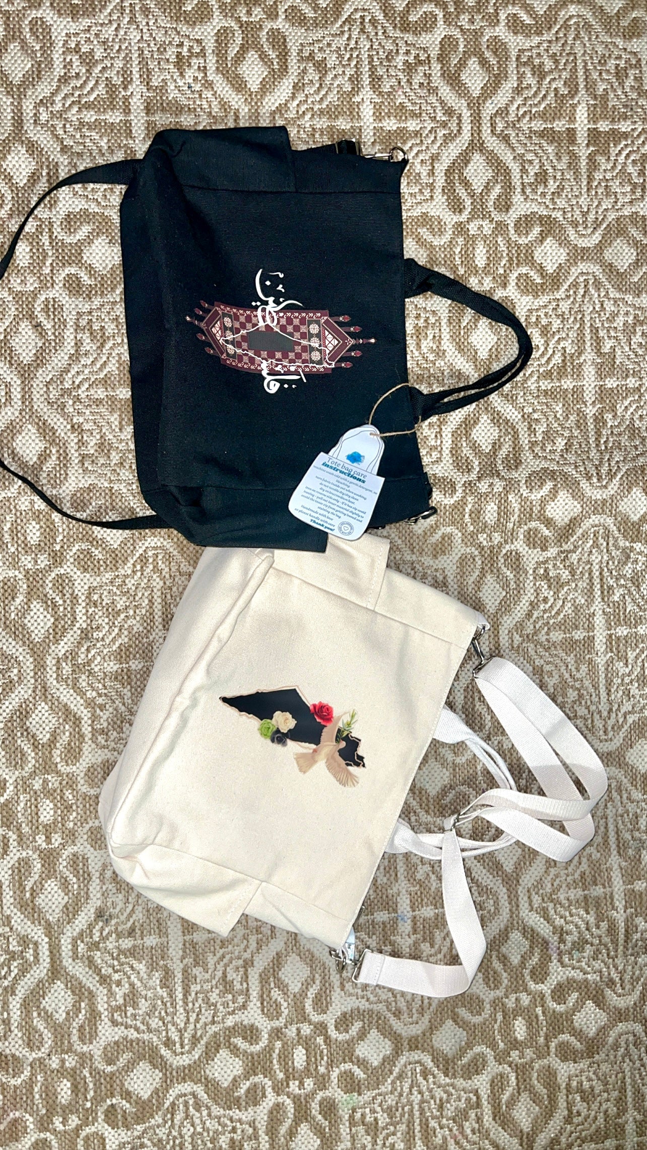 Tatreez Falasteen Tote Bag