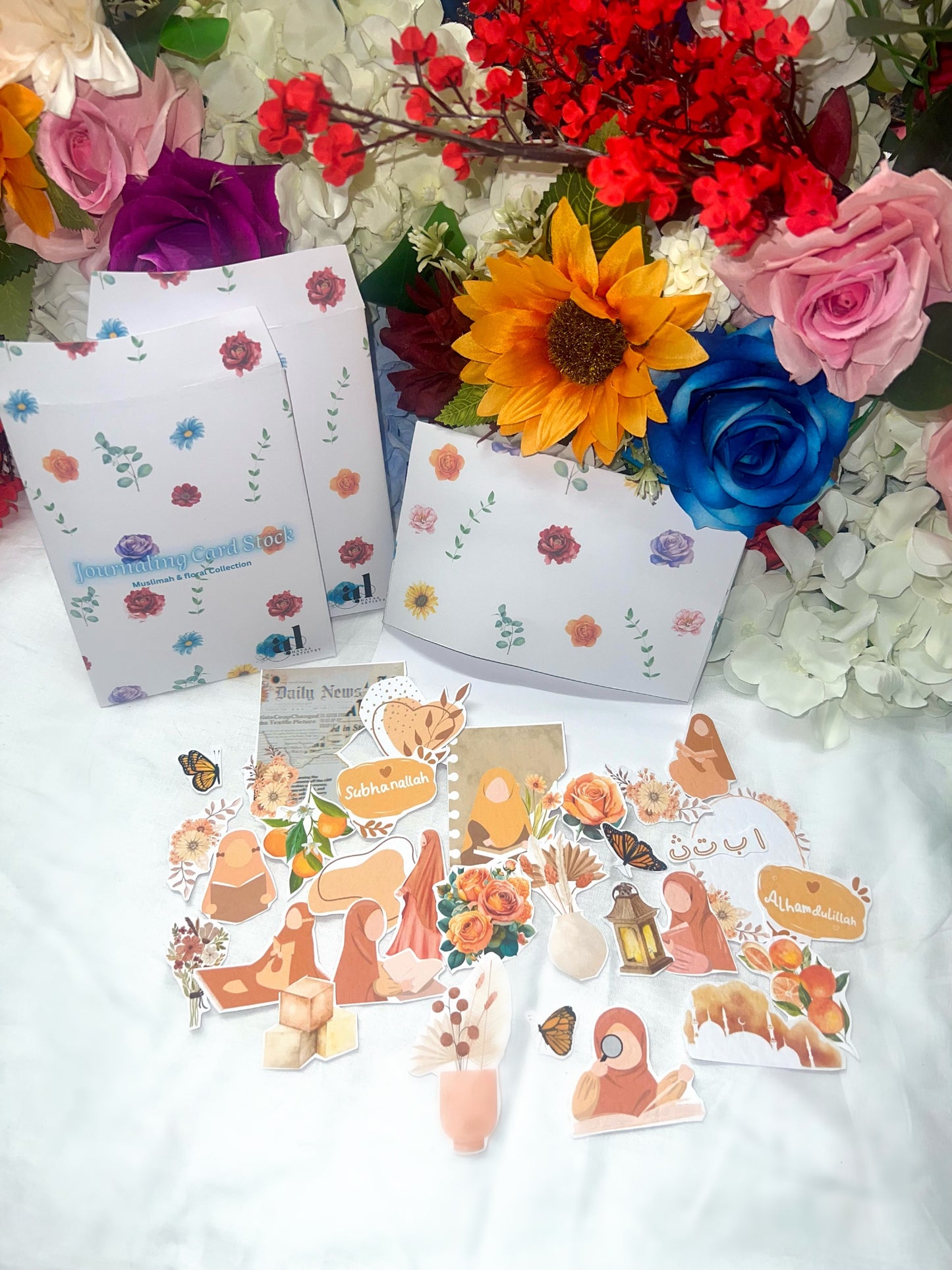 Journaling Card Stock - muslimah& florals