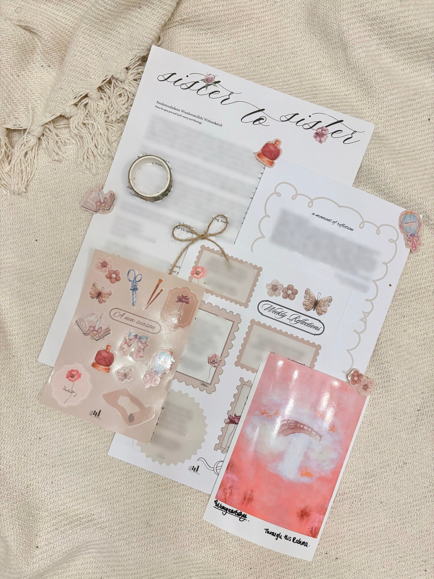 Sheen's ش Qalam - Monthly art prints aligned with imaan