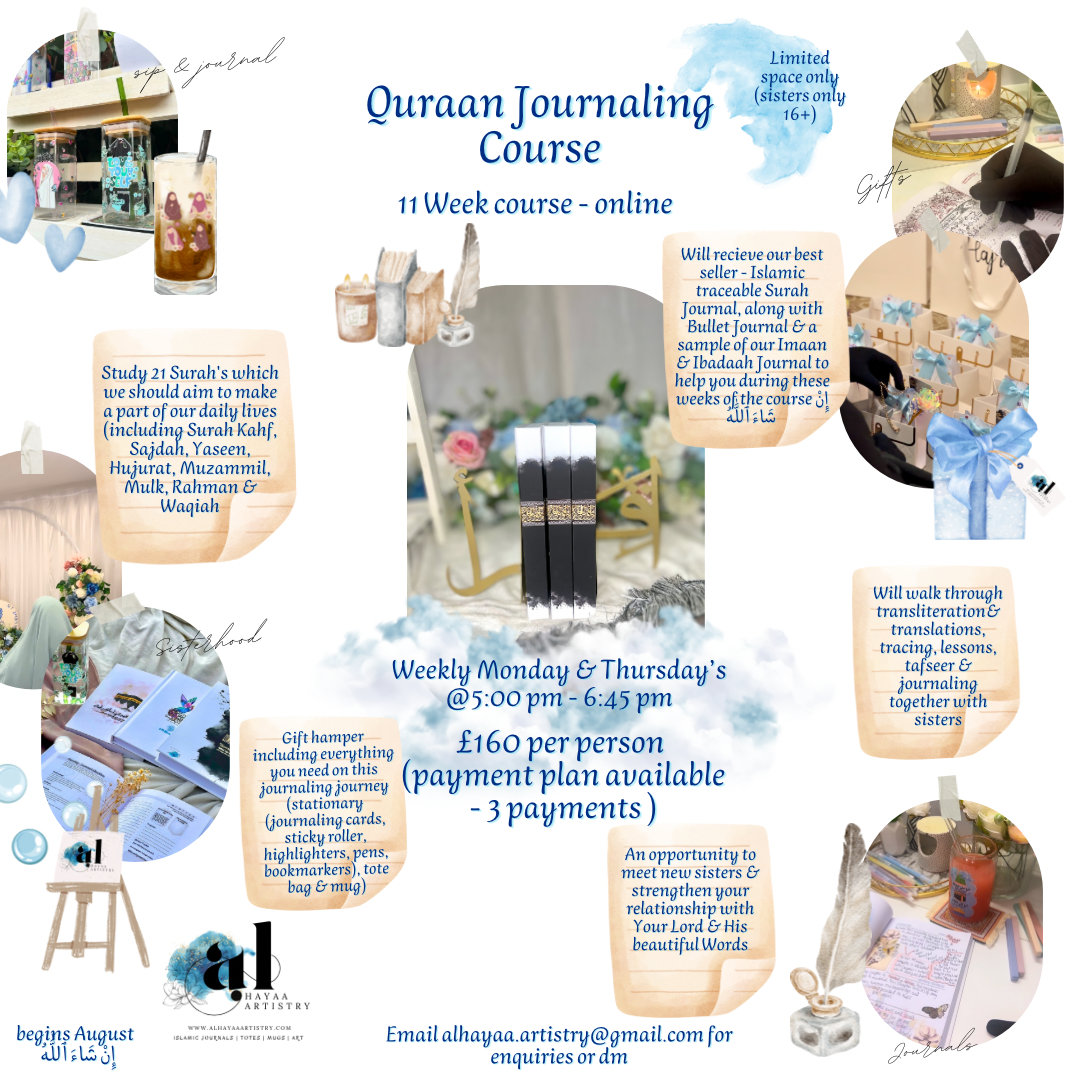 11 Week - Quraan Journaling Course