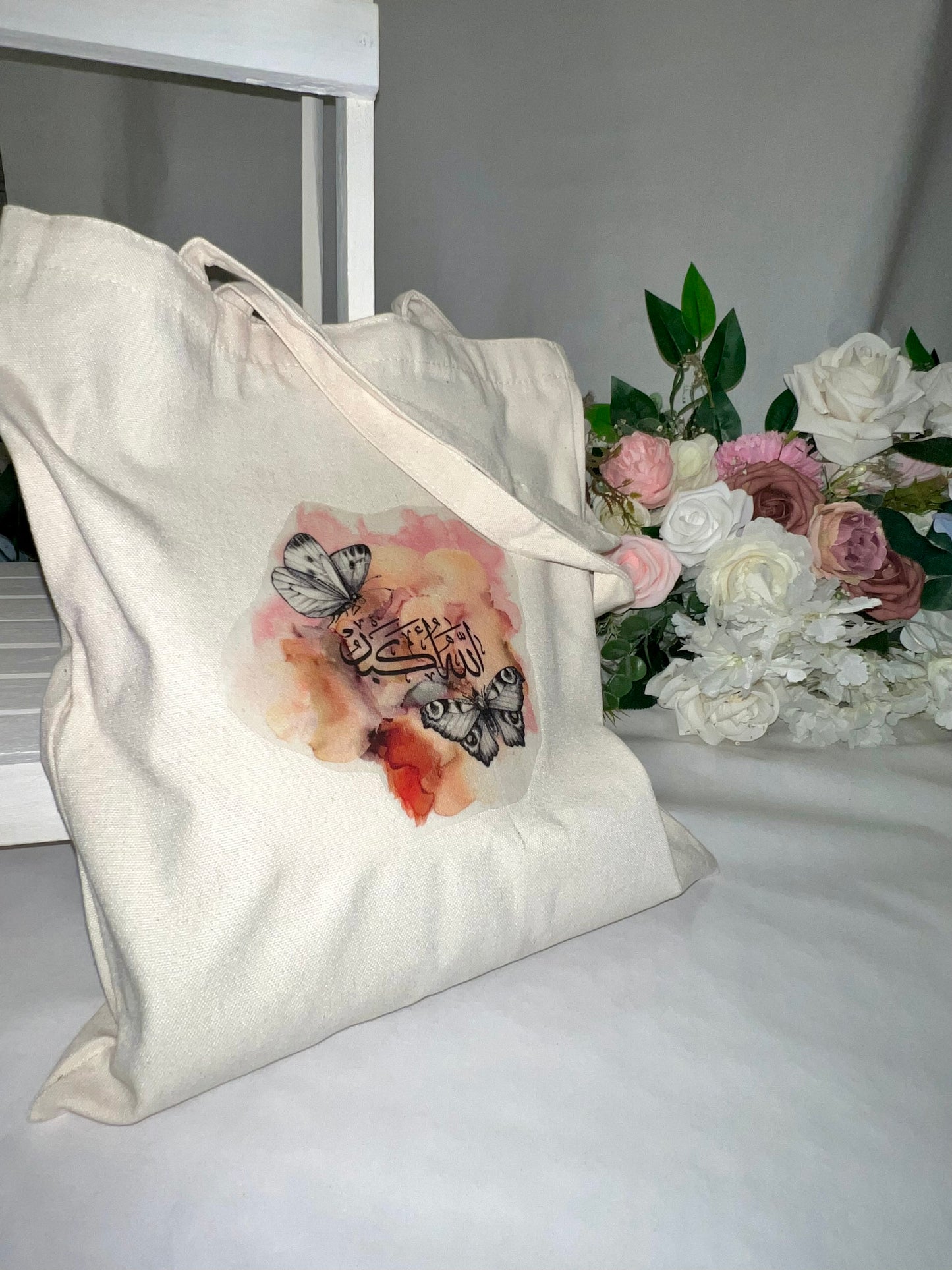 Butterfly Watercolour Tote Bag