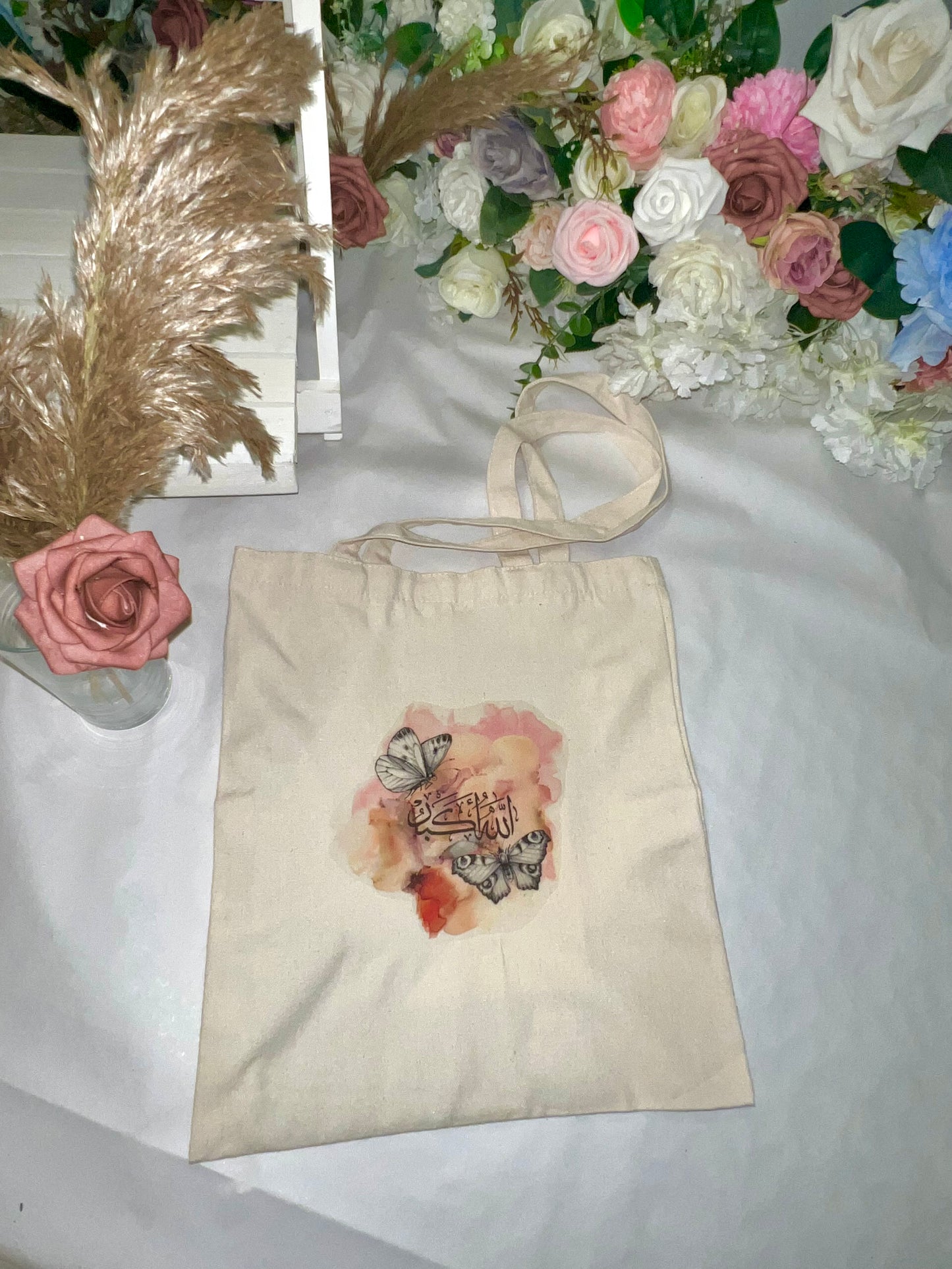 Butterfly Watercolour Tote Bag